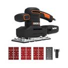 WORX WX641 250W Corded Electric Finishing Sander Sanding Sheets & Dust Collector
