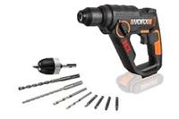 WORX WX390.9 18V (20V MAX) H3 Rotary Hammer Drill SDS Plus Keyless - BODY ONLY