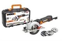 WORX WX439 500W 120mm Worxsaw XL Compact Circular Saw x3 Blades & Case