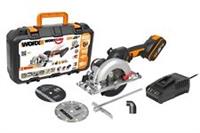 WORX WX531 18V Battery WORXSAW Cordless Brushless Circular Saw x3 Blades & Case