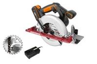 WORX Powershare Cordless Circular Saw EXACTRACK 20V 165mm x1 2.0Ah Battery WX530