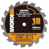 WORX WA8304 120mm Multi-Purpose Disc Wood Metal & Tile Cutting Compact Saw