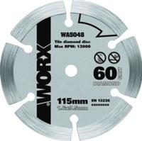 WORX WA5048 WORXSAW 115mm 60Grit Compact Circular Saw Diamond Disc Ceramic Tile