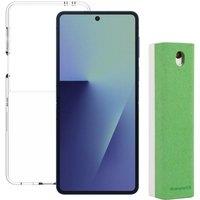 Samsung Galaxy Z Flip7 Minute One Clear Case and Screen Cleaner