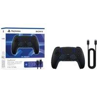 PC Ready DualSense Wireless Controller + USB Cable in Midnight Black