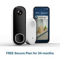 Arlo Video 2K Doorbell and Chime with 24 month Arlo Secure Subscription Buy Now