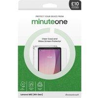 Lenovo M8 (4th Gen) Minute One Clear Case and Glass Screen Protector Buy Now