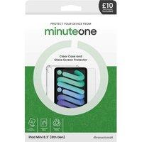 Apple iPad Mini 6th Gen, 8.6 inch, Minute One Clear Case and Glass Screen Protector Buy Now