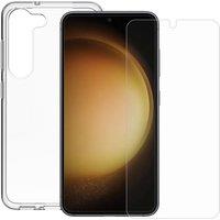 Samsung Galaxy GS23 Minute One Premium Clear Case and Glass Screen Protector Buy Now