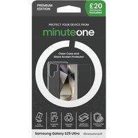 Samsung Galaxy S25 Ultra Minute One Premium Clear Case And Glass Screen Protector Buy Now