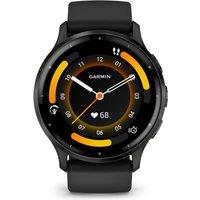 Garmin Venu 3 GPS Smartwatch with Case and Silicone Band
