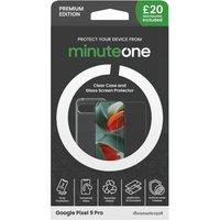 Google Pixel 9 Pro Minute One Premium Clear Case and Glass Screen Protector Buy Now
