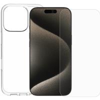 Apple iPhone 16 Minute One Clear Case and Glass Screen Protector