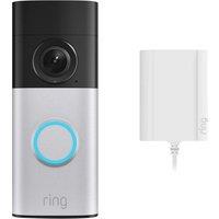 Ring Video Doorbell Plus Plug-In 2nd Gen, Wired