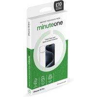 iPhone 16 Pro Minute One Clear Case and Glass Screen Protector Buy Now