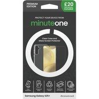 Samsung Galaxy S25+ Minute One Premium Clear Case And Glass Screen Protector Buy Now