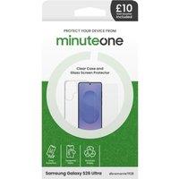 Samsung S26 Ultra Minute One Clear Case and Glass Screen Protector Buy Now