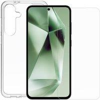 Samsung Galaxy S24 FE Clear Case Minute One Premium and Glass Screen Protector Buy Now