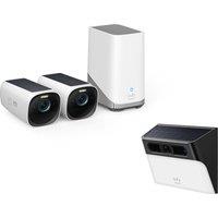 eufyCam S330 (eufyCam 3) + Solar Wall Light Cam S120 White