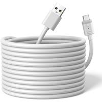 15ft (4.5m) USB-A to USB-C Power Cable for eufyCam S3 Pro and All Upcoming eufy Battery Cameras