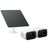 SoloCam C210 (2 Packs)+eufy Solar Panel (3W) white