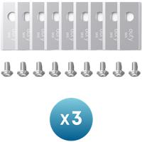 eufy Replacement Blade Set: 3*(9 Lawn Mower Blades and 9 Screws) Compatible E15 default