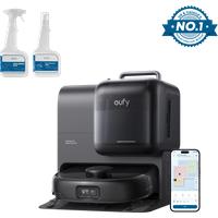 eufy Robot Vacuum Omni E28+ Floor Cleaner+ Fabric Cleaner Black