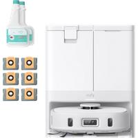 eufy X10 Pro Omni White with 2 Bottles of Floor Cleaning Solution and 6 Dust Bags