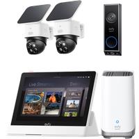 SoloCam S340 (2-Cam Pack) + Video Doorbell E340+ HomeBase S380+Smart Display E10 bundle