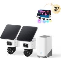eufyCam S4 2-Cam Kit + Free eufy Outdoor String Lights E10