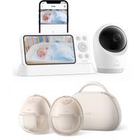eufy Breast Pump S1 Pro + Baby Monitor E21 White