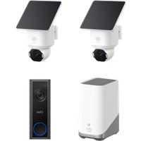 SoloCam E42(2 pack) + Video Doorbell C31 +HomeBase S380