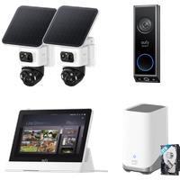 eufyCam S4 (2 pack) + Video Doorbell E340 + Homebase 3 + Display + 1 TB Hard Drive