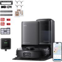 eufy Robot Vacuum Omni E25 with Complete Accessory Kit and cleaning solution Black