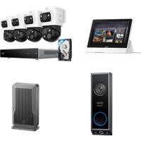 eufy NVR Security System S4 Max + Display+ Wi-Fi Module Adapter + Video Doorbell E340
