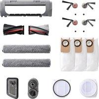 eufy S2 Replacement Accessory Kit, 2 Pairs of Side Brushes, 2 Filter Sets, 1 Roller Brush, 1 Brush Guard, 1 Dust Bag, 1 Roller Mop, 1 Water Tank Filter