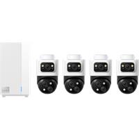 eufy PTZ-Bullet PoE Cam S4 4-Pack and HomeBase Professional S1 Bundle