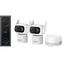 eufy Video Doorbell C30 + Cam C31 (2 Pack) with HomeBase Mini