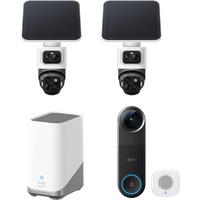 eufyCam S4 (2 pack) + eufy Wired Video Doorbell S4 + Homebase S380 + Chime2