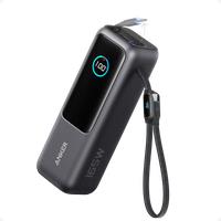 Anker Laptop Power Bank (25K, 165W, Built-In and Retractable Cables) Space Black