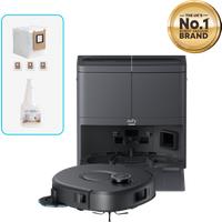 Anker eufy C30 Edge Robot Vacuum and Mop Combo with 3 Dust Bags and 1 Floor Cleaning Solution