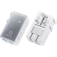 Anker Nano Travel Adapter (5-in-1, 20W, 1-Pack) Black