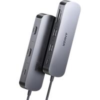 Anker Nano USB-C Hub (8-in-1, Dual Display), 10 Gbps Speed 2-Pack Gray