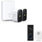eufyCam S210 (eufyCam 2C) + Video Doorbell C210 White / 2-Cam Kit