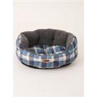 89cm Check Deluxe Pet Bed