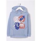 Kid's Abstract Floral Popover Hoodie