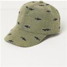 Kid's Shark Embroidered Cap