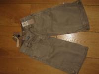 FAT FACE NANDA EMBROIDERED BROWN CROPPED COTTON TROUSERS 7 9 YEARS