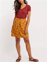 Fat Face New Bright new Margo Geo Monkeys Pocket Skirt, Saffron RRP was £35 - 8 Regular