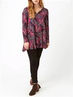 New Red Flute Jersey Tunic by WH1TE STUFF RRP was £49.95 size 10 or 18   (16) - 10 Regular